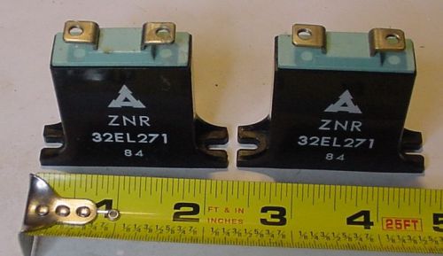 2 Matsushita Electric ZNR Zinc Oxide Non-Linear Varistors  #32EL271 84. Like GE