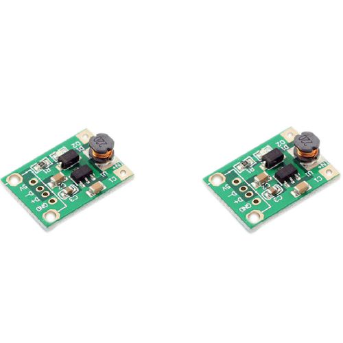 2 x dc - dc booster module 1-5v to 5v output 500ma for phone mp3 mp4 better us19 for sale