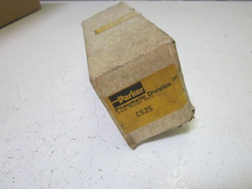 PARKER C525 HAND OPERATED VALVE 1/4&#034; *NEW IN A (DAMAGED) BOX*