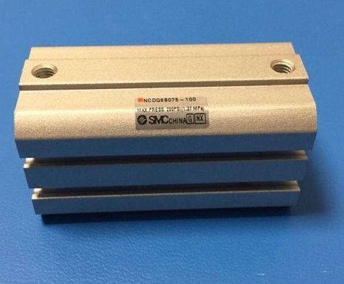 SMC NCDQ8B075-100 PNEUMATIC DOUBLE ACTING CYLINDER