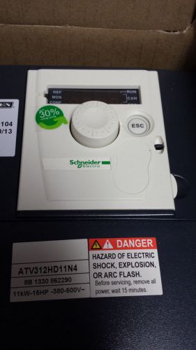New schneider electric atv312hd11n4 variable frequency speed drive 15hp altivar for sale