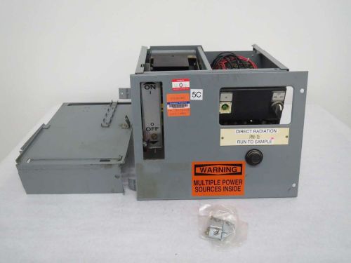 SQUARE D 8536 SCO3 STARTER SIZE1 600V 10HP DISCONNECT FUSIBLE MCC BUCKET B334970