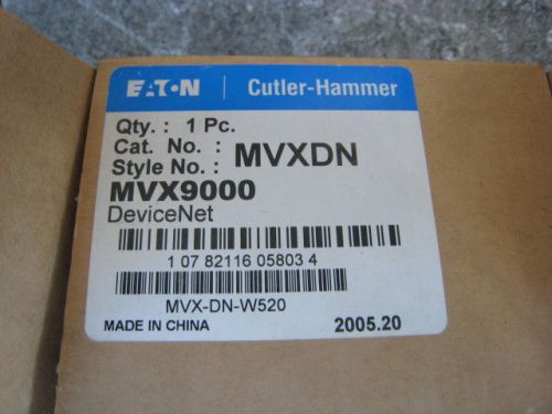 Eaton Cutler-Hammer MVX9000 MVXDN DeviceNet Module FREE SHIPPING
