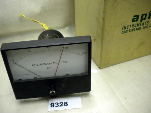 (9328) api instruments meter microamperes dc 0-20 603k for sale