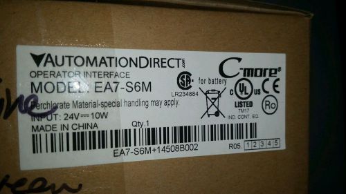 Automation direct operator interface model EA7-S6M RETAILS $650