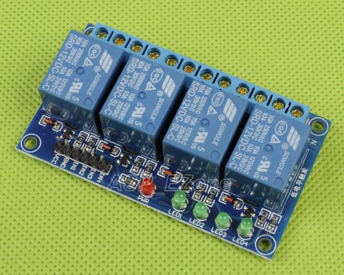 12V 4-Channel Relay Module Low Level Triger Relay shield for Arduino