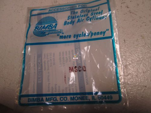 BIMBA MSCQ REED SWITCH *NEW IN A BAG*