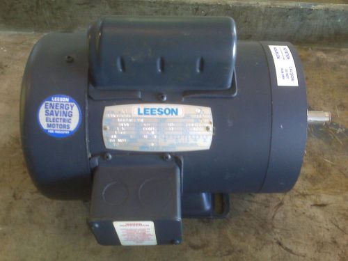 Leeson 1-1/2 hp 3450 rpm 56 frame 115/208-230v 5/8&#034; shaft tefc #110094 c6c34fb6h for sale
