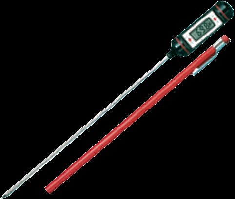 General dt310lab digital lab thermometer with 8&#034; stainless steel probe for sale
