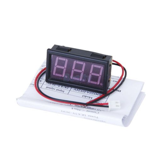 DC 4.50-39.9V Voltmeter Red LED 3 Digits Display Voltage Panel Meter with cable