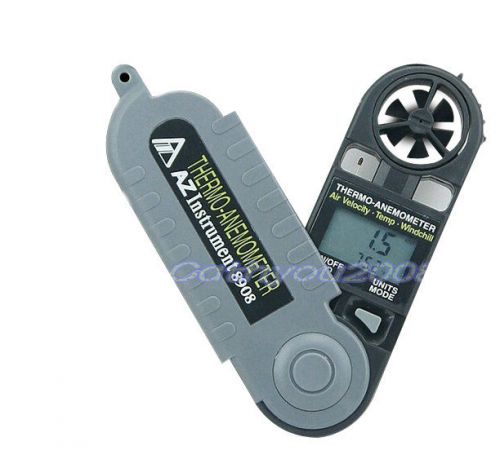 AZ-8908 Thermo-AnemoMeter Windspeed Air Vilocity Meter Anemograph Meter