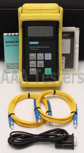 Siemens k2720-ogg sm fiber optic loss test set k2720 for sale