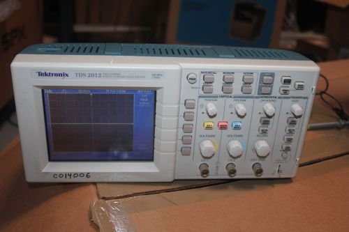 Tektronix tds2012 100mhz 2ch 1gs/s digital storage oscilloscope 2 channel nr for sale