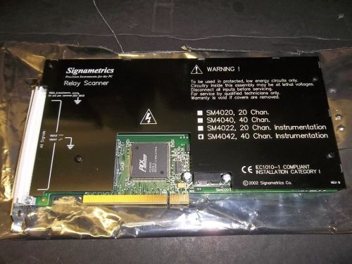 Signametrics sm4042 high performance pci 40-channel multiplexer 30 day warranty for sale