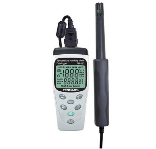 Tenmars tm-182 temperature &amp; humidity meter with datalogging function brand new for sale