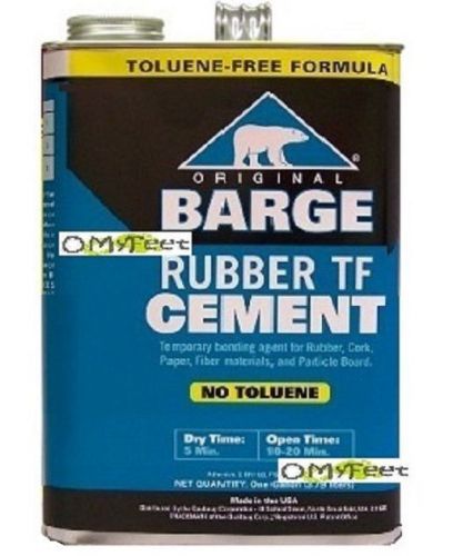 Barge Rubber TF Cement Glue Adhesive 1 Gallon Temporary Bonding