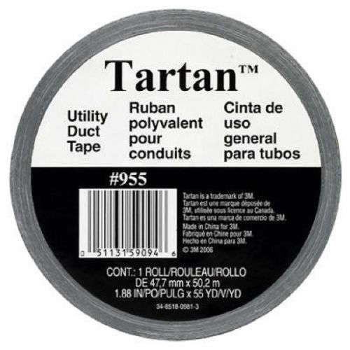 3M Tartan, 1.88&#034; x 55 YD, Utility Duct Tape 955-K