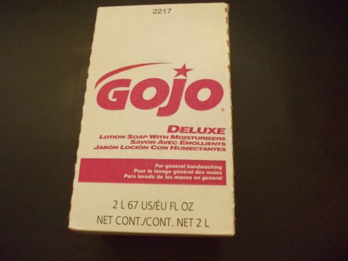 Gojo 2217 lotion soap deluxe 2 l for sale