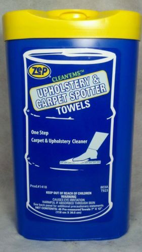 ZEP CLEAN EM&#039;S  UPHOLSTERY CARPET SPOTTER TOWELS