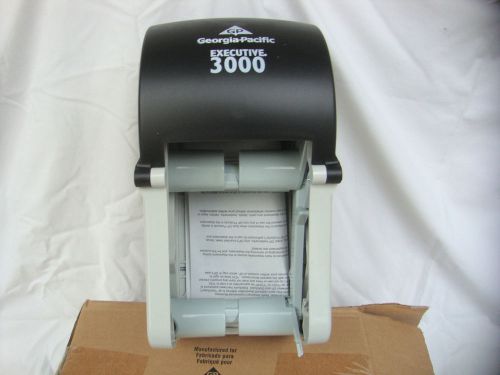 Georgia-pacific executive 3000 2 roll bath tissue dispenser #56753-01 new in box for sale