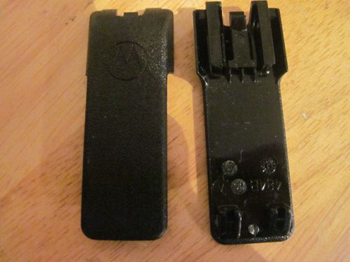 Two 2  motorola belt clip model 484b for gp300 portable radios for sale