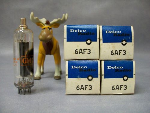Delco 6AF3 Vacuum Tubes  Lot of 4
