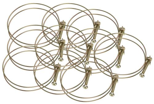 Steelex  wire hose clamp, 4-inch, 10-pack brand new! for sale