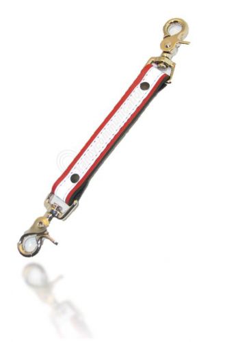 Boston Leather 5425R-1 Red Anti-Sway Strap for Fireman&#039;s Radio Strap RED LEATHER