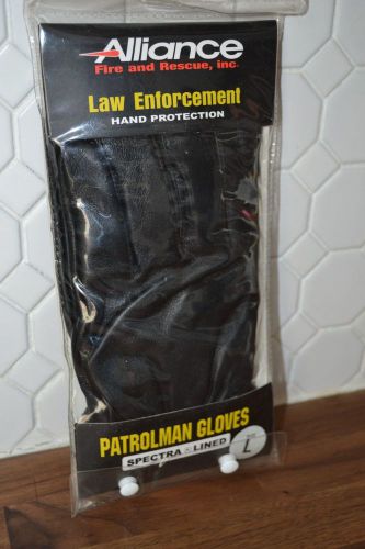 Law Enforcement Patrolman Gloves, Spectra Lined for Cut Resistance, SIZE XLarge