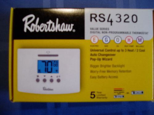 Robertshaw RS4320 Digital Thermostat (Non-Programmable)