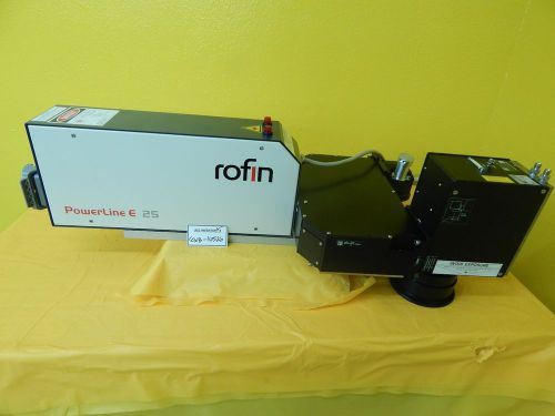 Rofin-sinar laser powerline e-25 d laser marker system used working for sale