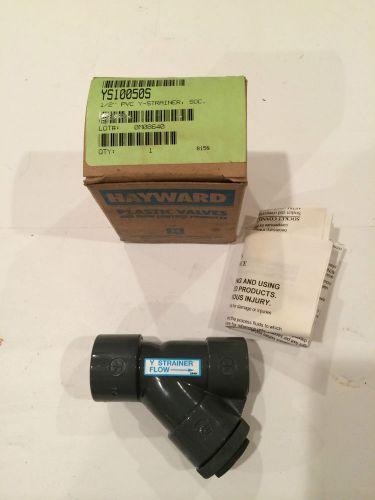 Hayward T10050S 1/2&#034; PVC Y Strainer Socket New in Box