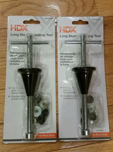 HDX PST165 Long Stem Faucet Reseating Tool-FAUCET REAMER. Fits most sizes. NIB
