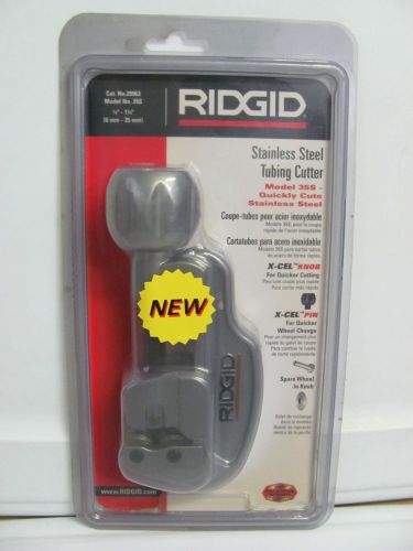 New ridgid 29963 model 35s stainless steel cutter for 1/4&#034; - 1-3/8&#034; tubing rigid for sale