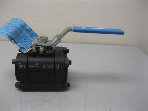2&#034; jamesbury 1480# cwp socket weld stl ball valve new l27 (1697) for sale