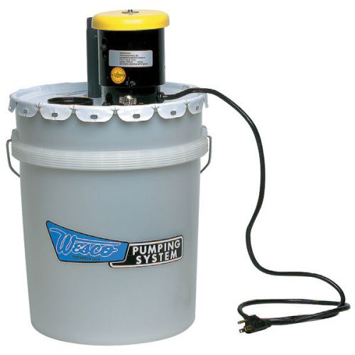 Wesco coolant pump &amp; tank - round tank for sale