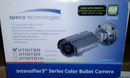 SPECO HTINTB8 INTENSIFIER SERIES 3 COLOR CAMERA **SHIPS SAME DAY SUPER FAST**