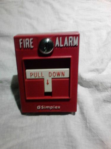 Simplex 2099-9756 fire alarm addressable manual lever pull station for sale