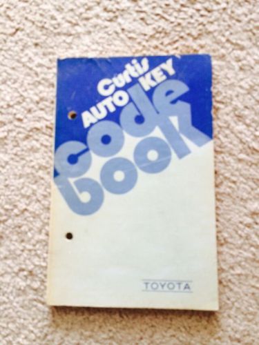 Curtis Auto Key Code Book Number 19700