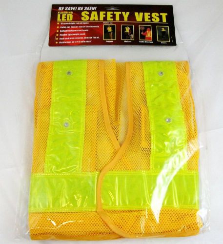 New maxsa innovations mxi-mxs20026 reflective safety vest with 16 led light for sale