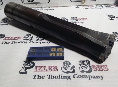 Kennametal 3&#034; kendex indexable coolant fed drill / boring bar w/ 2-1/2&#034; shank for sale
