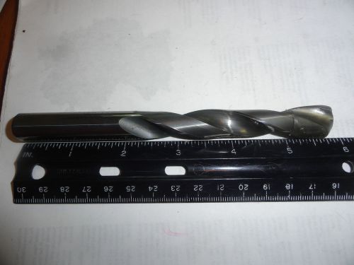 Resharpened 17/32&#034; Solid Carbide Drill.