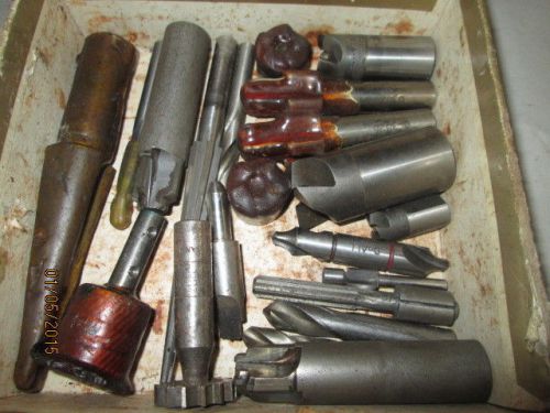 MACHINIST TOOLS LATHE MILL Lot of Misc. Mill Cutters End Mills Etc w