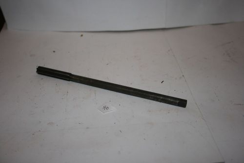 (1) 3/8 .3750 used hss straight flute chucking hand reamer for sale