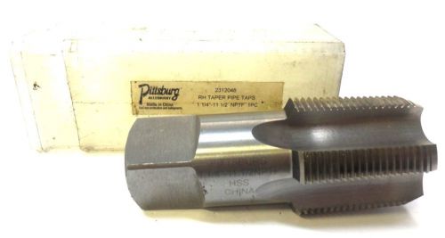 PITTSBURG ALLEGHANY RIGHT HAND TAPER PIPE TAP 2312048, 1 1/4&#034; - 11 1/2&#034;, OAL 4&#034;