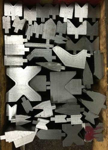 Press brake die tooling package 1 - ironworker lot - 4&#034; to 6&#034; long for sale