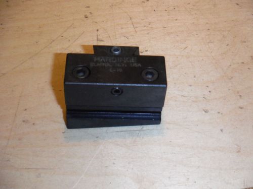 Genuine hardinge l19 cutoff tool holder block for l18 metal lathe turret for sale