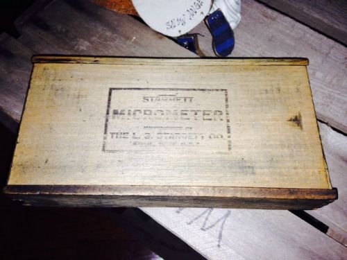 Vintage Starrett No. 436 Mircrometer 2&#034; to 3&#034; + 1&#034; To 2&#034; in Orig. Box + 1&#034;