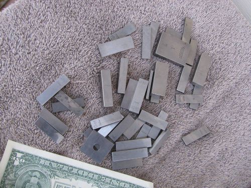 Rectangular gage blocks webber alina johanson    machinist toolmaker tool tools for sale