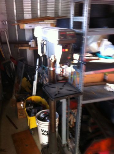 1 HP 15 12 Speed Bench Mount Craftsman Drill Press 5/8 Chuck Sear Shop Equipment